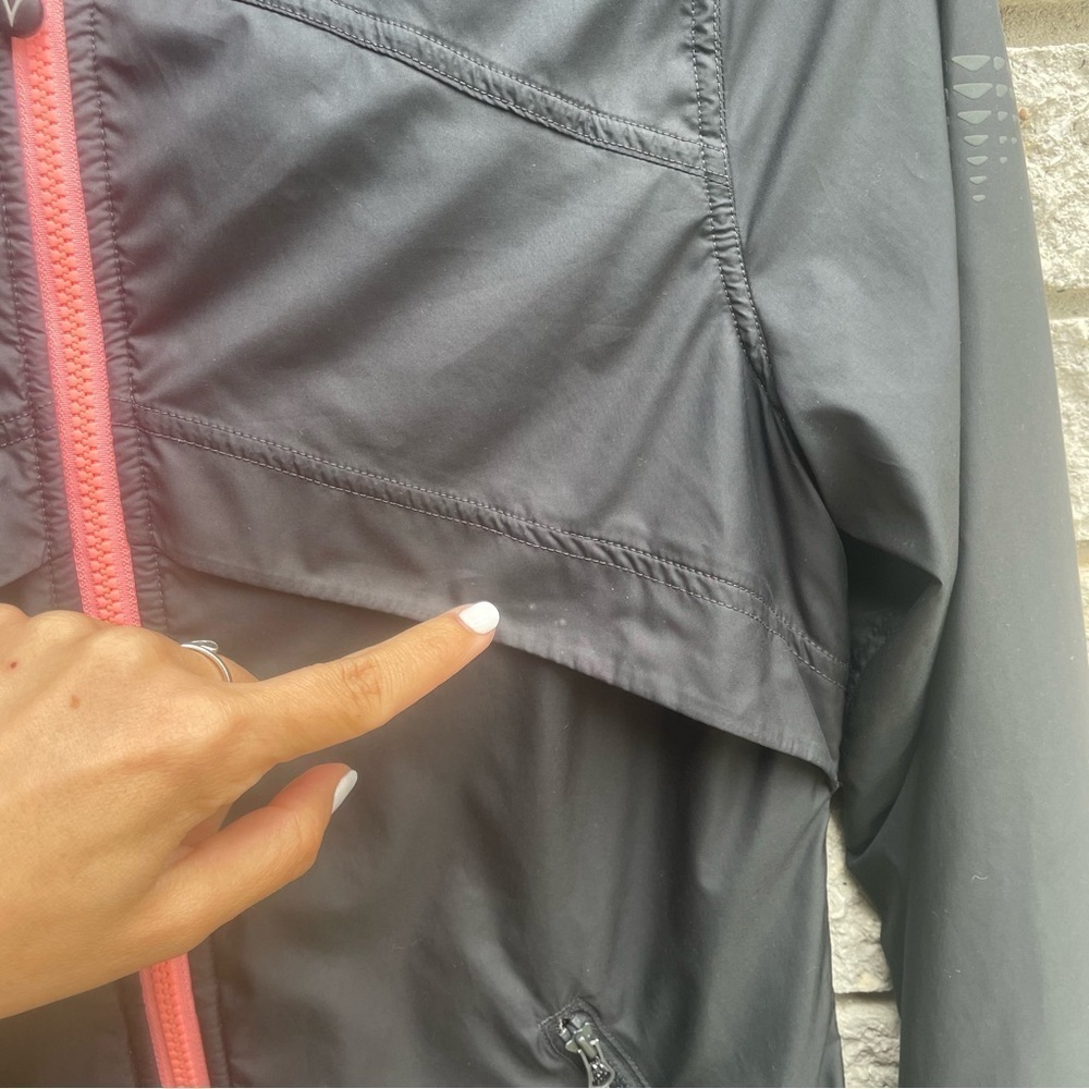 Ivivva by Lululemon Spring Seed Zip Up Wind Breaker Atlethic Jacket Size 14 - Picture 12 of 12